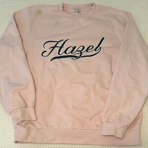 Hazel Boutique Light Pink Crewneck Size XL